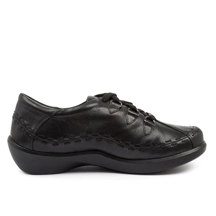 Ziera Shoes Women's Allsorts Comfort Lace-Up - Black