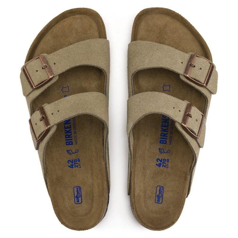 Birkenstock Arizona Soft Footbed - Taupe Suede