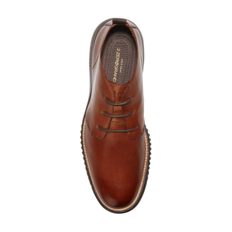 Cole Haan Men's 2.Zerogrand Chukka - British Tan/Java