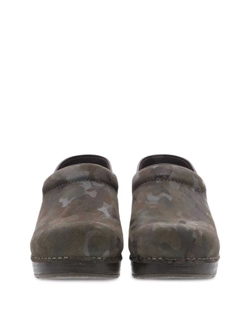 Dansko Women's Professional Clog - Camo Suede