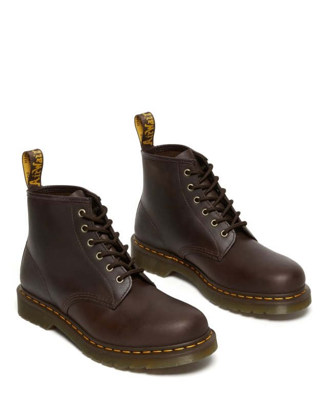 Dr. Martens 101 - Dark Brown Crazy Horse