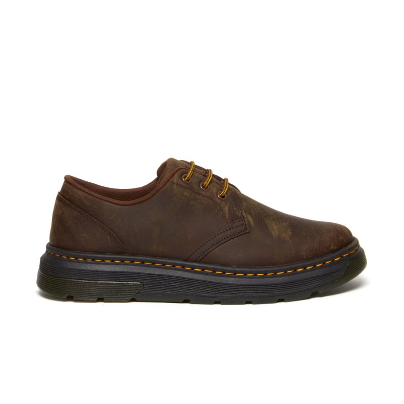 Dr. Martens Crewson Lo - Dark Brown Crazy Horse