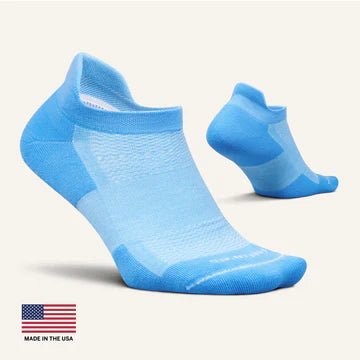 Feetures High Performance Max Cushion No Show Tab - Blue Horizon