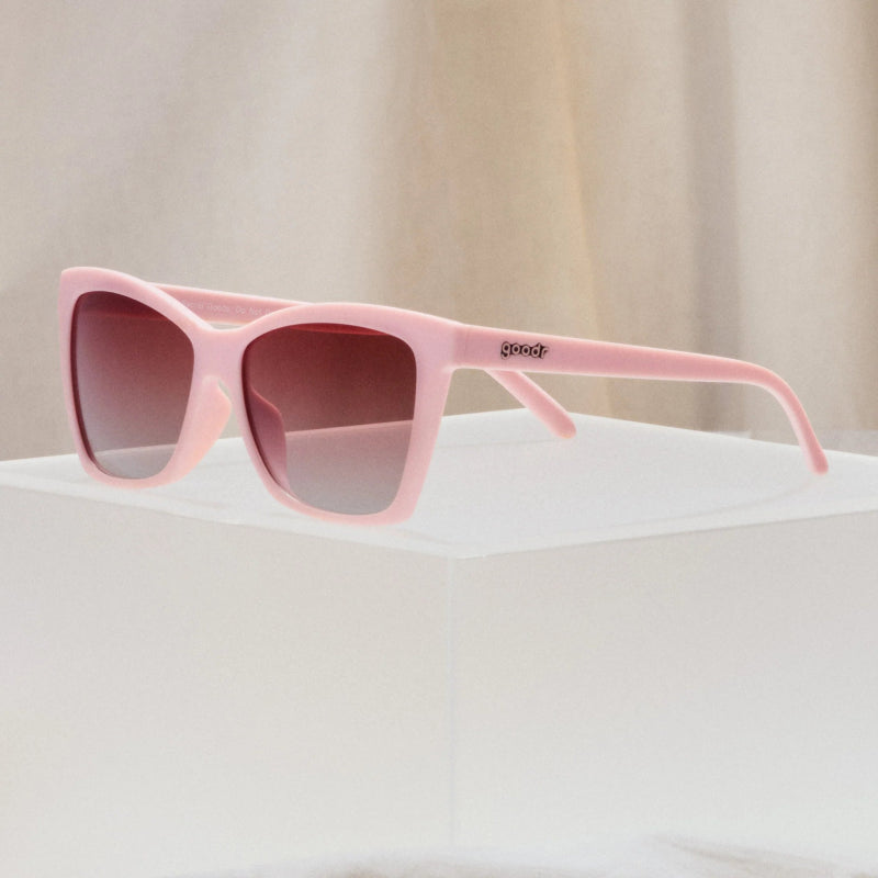 goodr Pop G Sunglasses - Rosé Retail Therapy