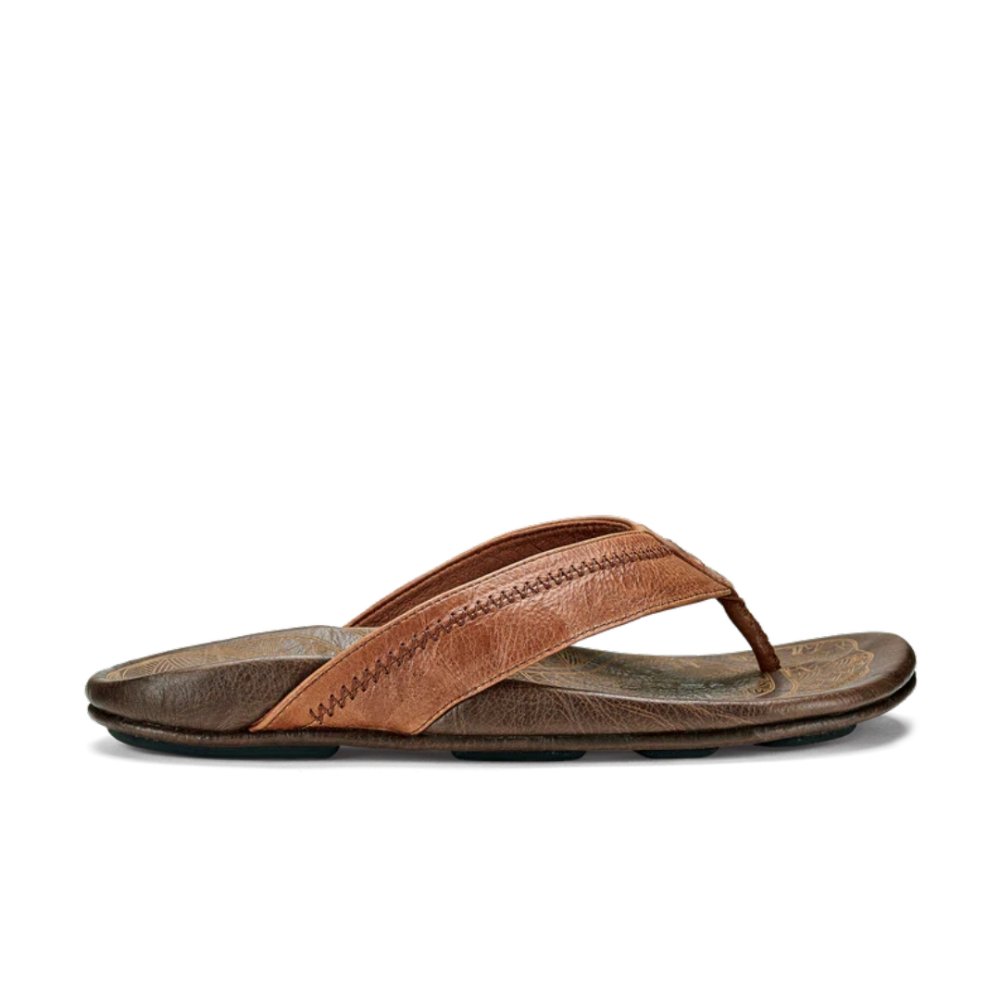 Olukai Men's Hiapo - Rum/Dark Wood