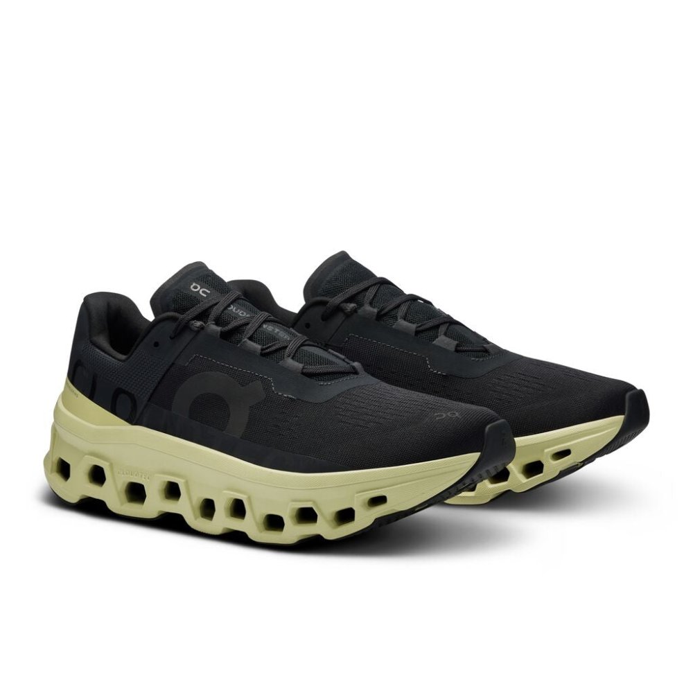 On Men's Cloudmonster - Black/Acacia