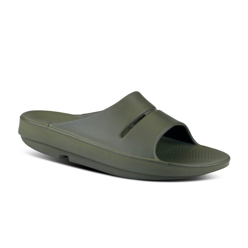 OOFOS OOahh Slide - Forest Green