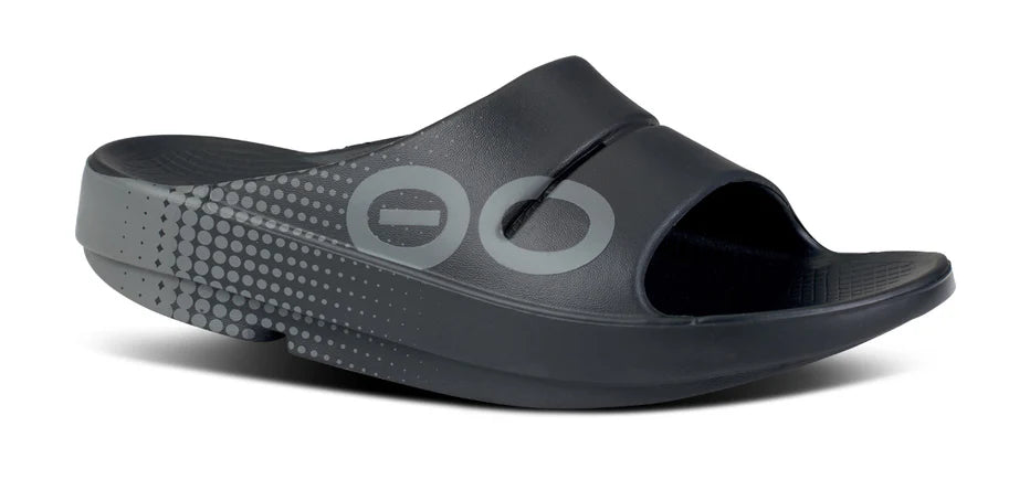 OOFOS OOahh Sport Slide - Black Matrix