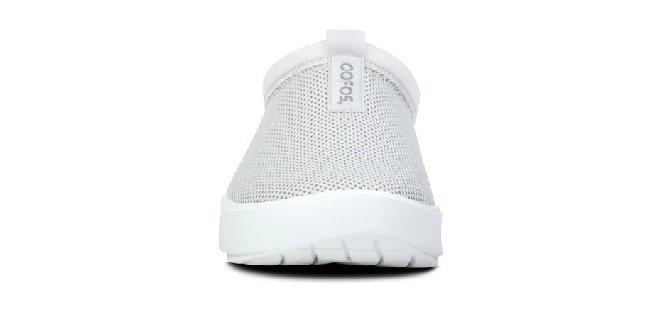 OOFOS Women's OOcoozie Sport Mule - White/Gray