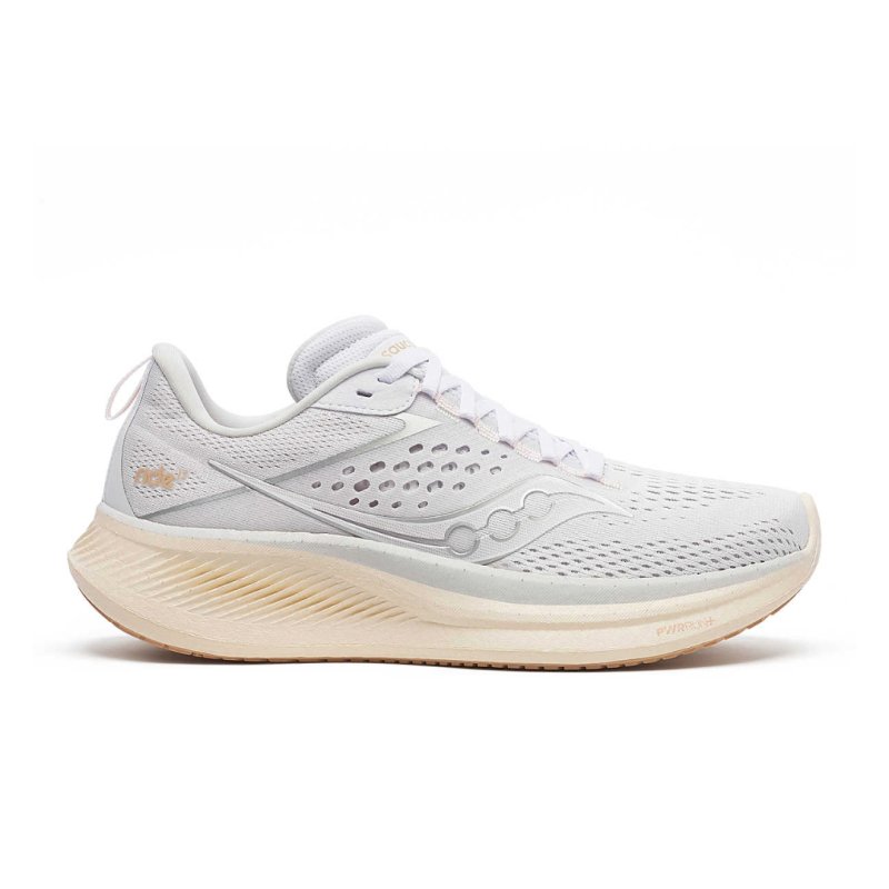 Saucony Women's Ride 17 - White/Pearl