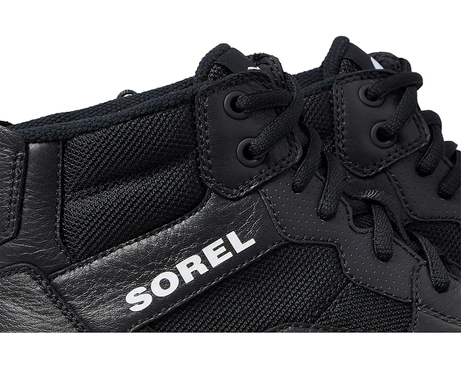 Sorel Women's Explorer II Sneaker Mid Waterproof - Black/White