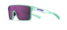 Tifosi Sunglasses Sanctum - Aqua Shimmer/Smoke Tint Rose Mirror