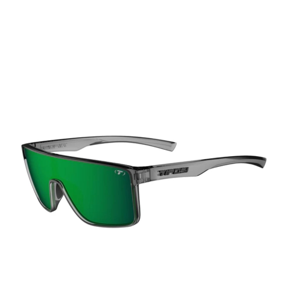 Tifosi Sunglasses Sanctum - Crystal Smoke/Smoke Tint Green Mirror