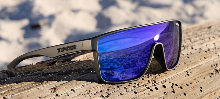 Tifosi Sunglasses Sanctum - Matte Gunmetal/Smoke Tint Blue Mirror