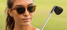 Tifosi Sunglasses Smirk - Honey Frame/Smoke Green Tint