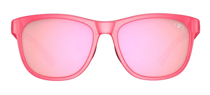 Tifosi Sunglasses Swank - Radiant Rose/Smoke Tint Pink Mirror