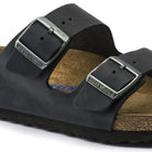 Birkenstock Arizona Soft Footbed Sandals - Black Oiled Leather