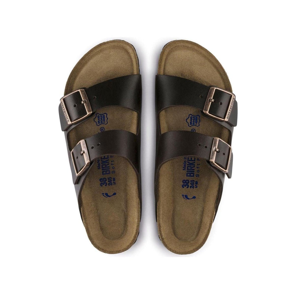 Birkenstock Arizona Soft Footbed Sandals - Brown Amalfi Leather