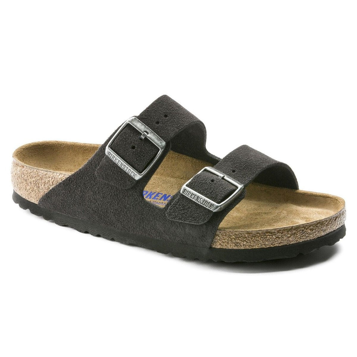 Birkenstock Unisex Arizona Soft Footbed Sandals - Velvet Gray Suede