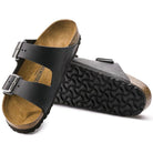 Birkenstock Unisex Arizona Sandals - Black Oiled Leather