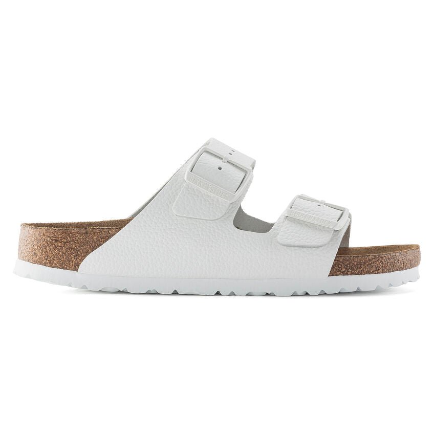 Birkenstock Unisex Arizona Soft Footbed Sandals - White Leather