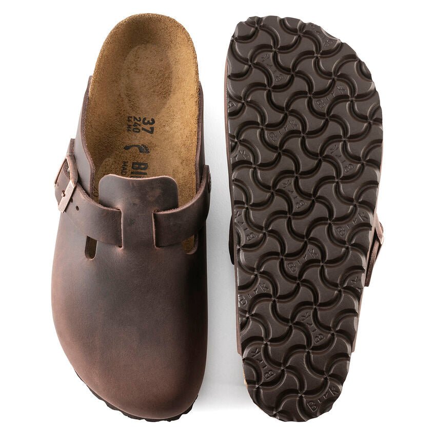 Birkenstock Unisex Boston Clog - Habana Oiled Leather