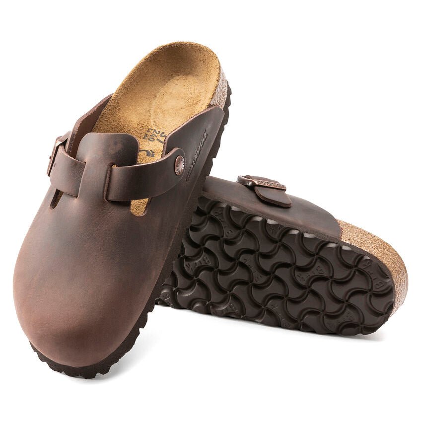 Birkenstock Unisex Boston Clog - Habana Oiled Leather