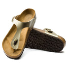 Birkenstock Women's Gizeh Thong Sandals - Gold Birko-Flor