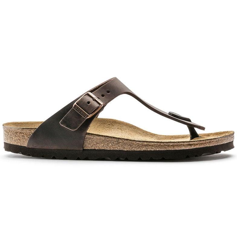 Birkenstock Women's Gizeh Thong Sandals - Habana Oiled Leather