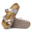 Birkenstock Women's Mayari Sandals - Washed Taupe/Silver Birkibuc