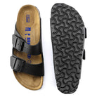 Birkentock Unisex Arizona Soft Footbed Sandals - Black Birko-Flor