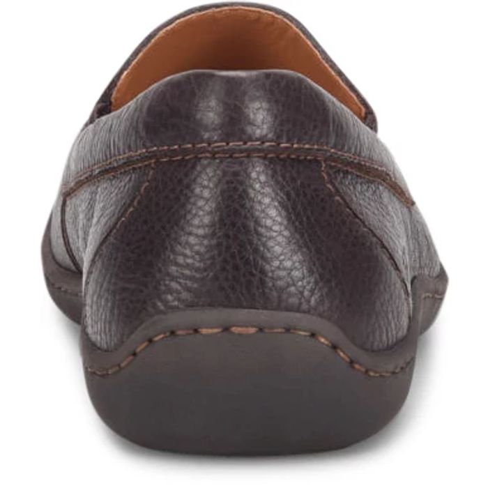 Born Men's Brompton II Slip-On Shoe - Dark Mahogany (Brown)