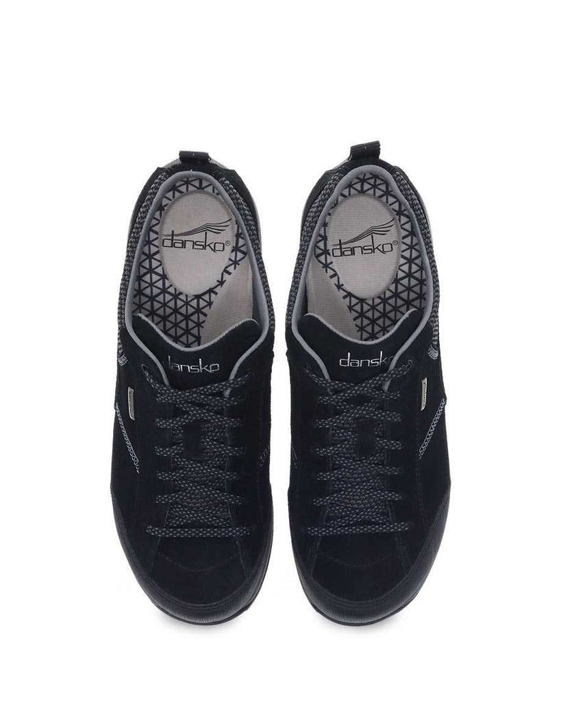 Dansko Women's Paisley Sneakers - Black/Black Suede