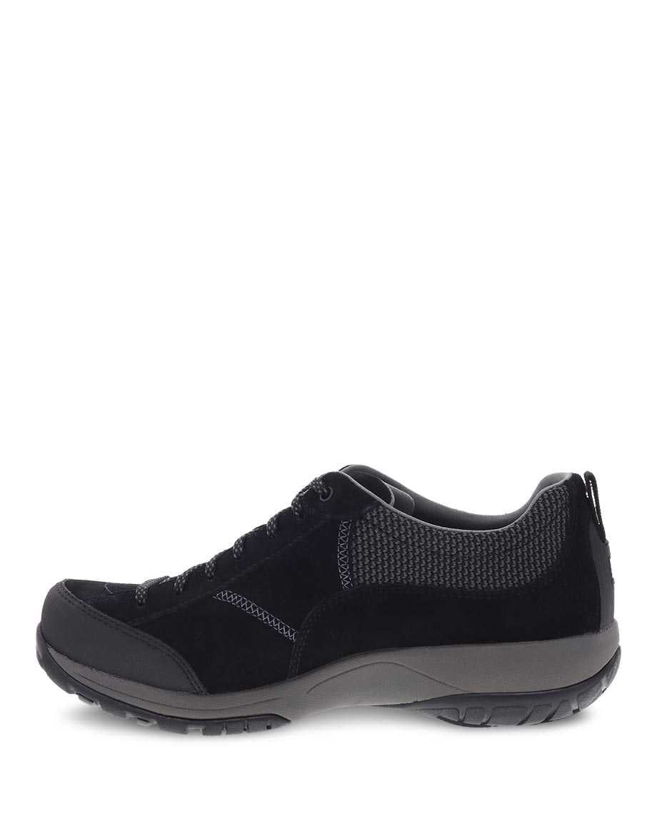 Dansko Women's Paisley Sneaker - Black/Black Suede