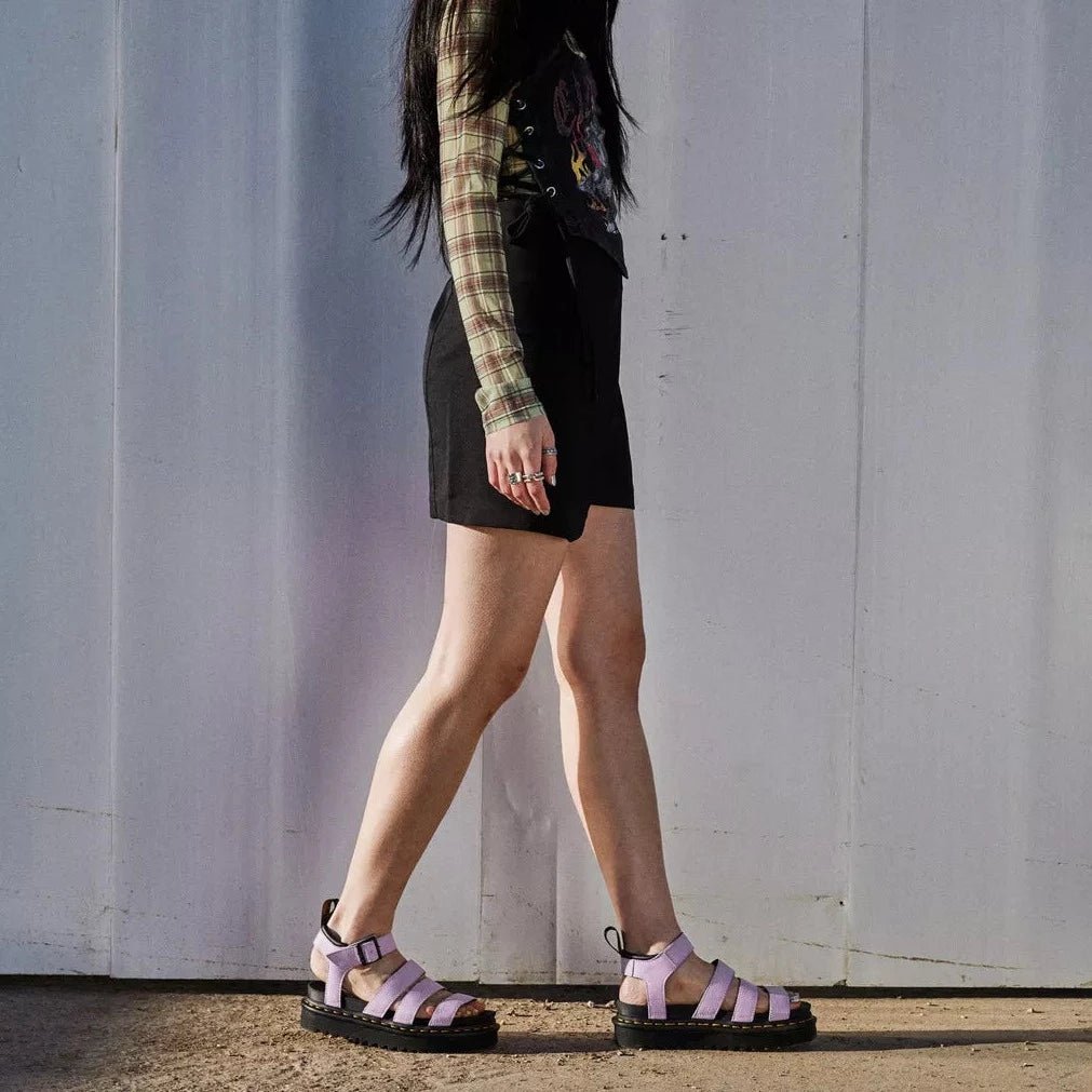Dr. Martens Women's Blaire Sandal - Lilac Pisa
