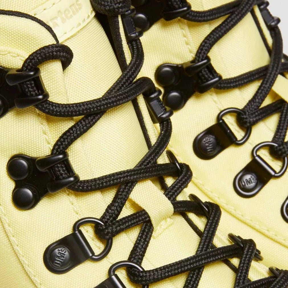 Dr. Martens Women's Combs Casual Boot - Lemon Yellow Cyclone Nylon
