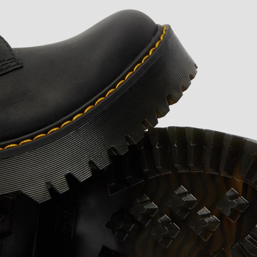 Dr. Martens Women's Shriver Hi Wyoming Leather Heeled Boots - Black