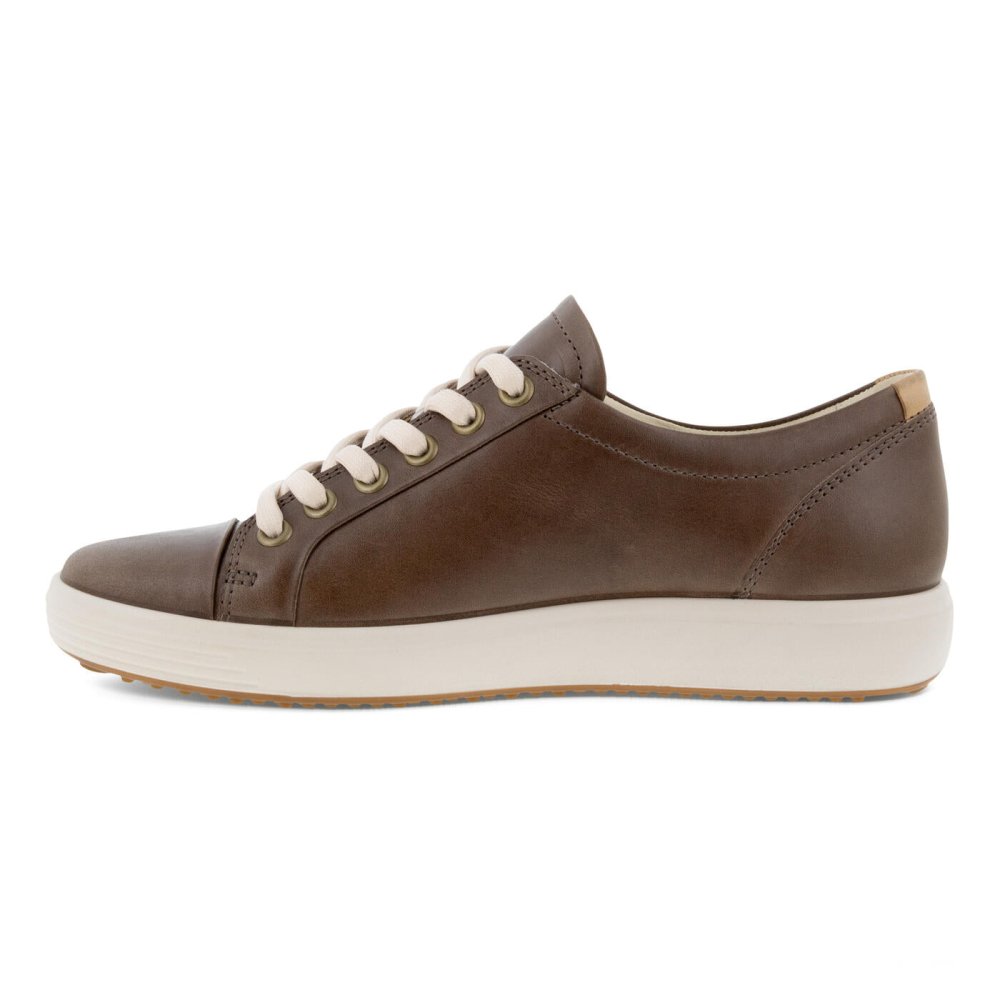 Ecco Women's Soft 7 Lace-Up - Taupe