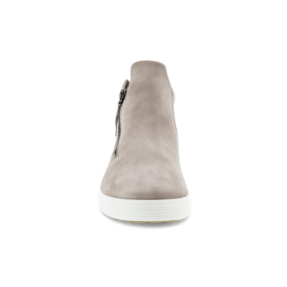 Ecco Women's Soft 7 Zip Boot - Warm Grey