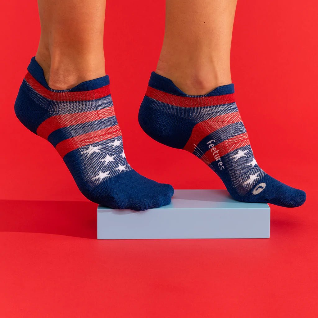 Feetures Elite Light Cushion No Show Tab Socks - Limited Edition USA 2022