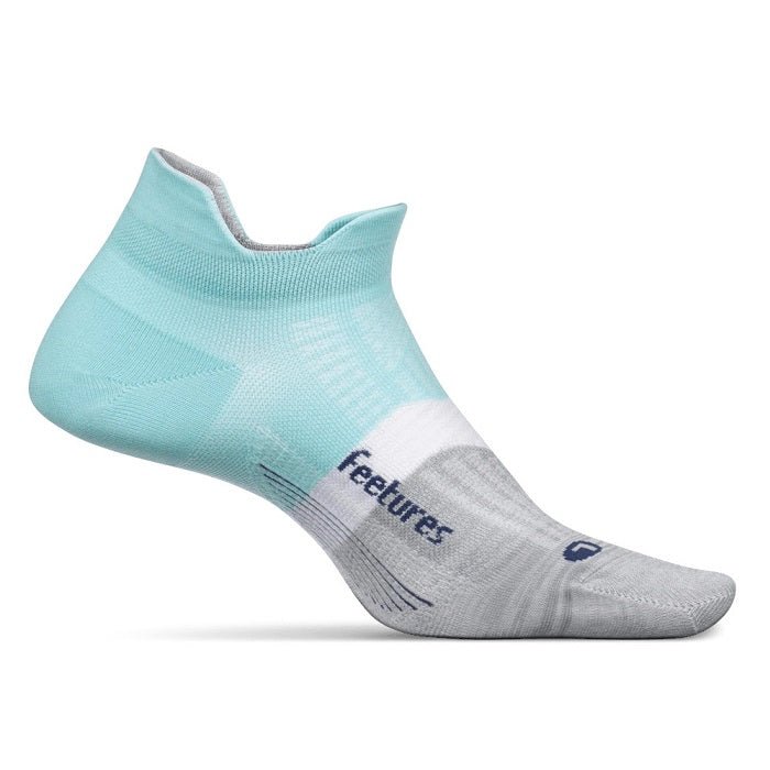 Feetures Elite Light Cushion No Show Tab Socks - Purist Blue