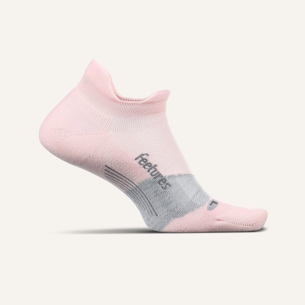 Feetures Elite Max Cushion No Show Tab Socks - Propulsion Pink