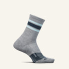 Feetures Trail Max Cushion Mini Crew Socks - Trail Blaze Gray