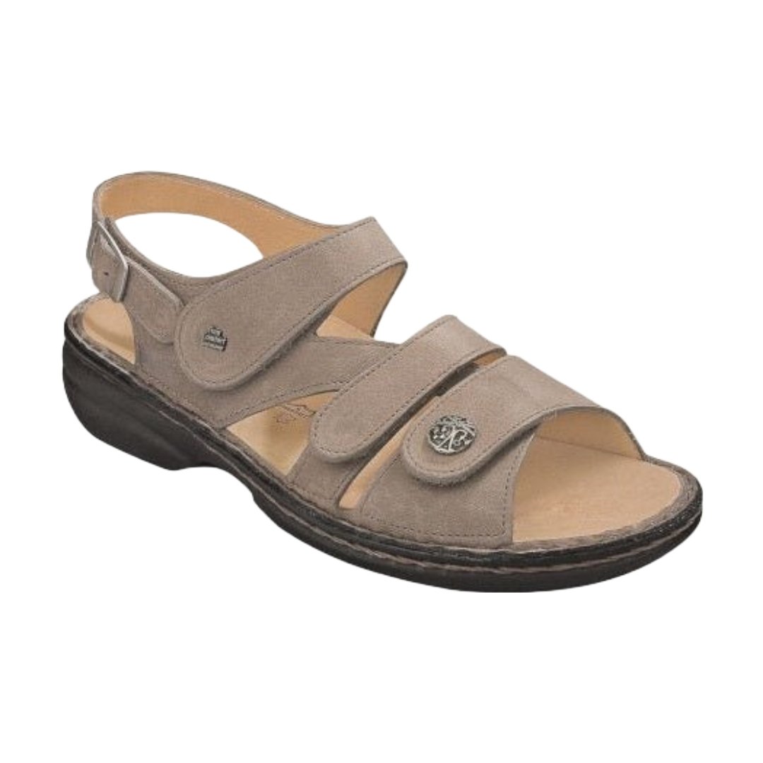 Finn Comfort Women's Gomera Soft Footbed Sandal 82562 - Taupe Equipe