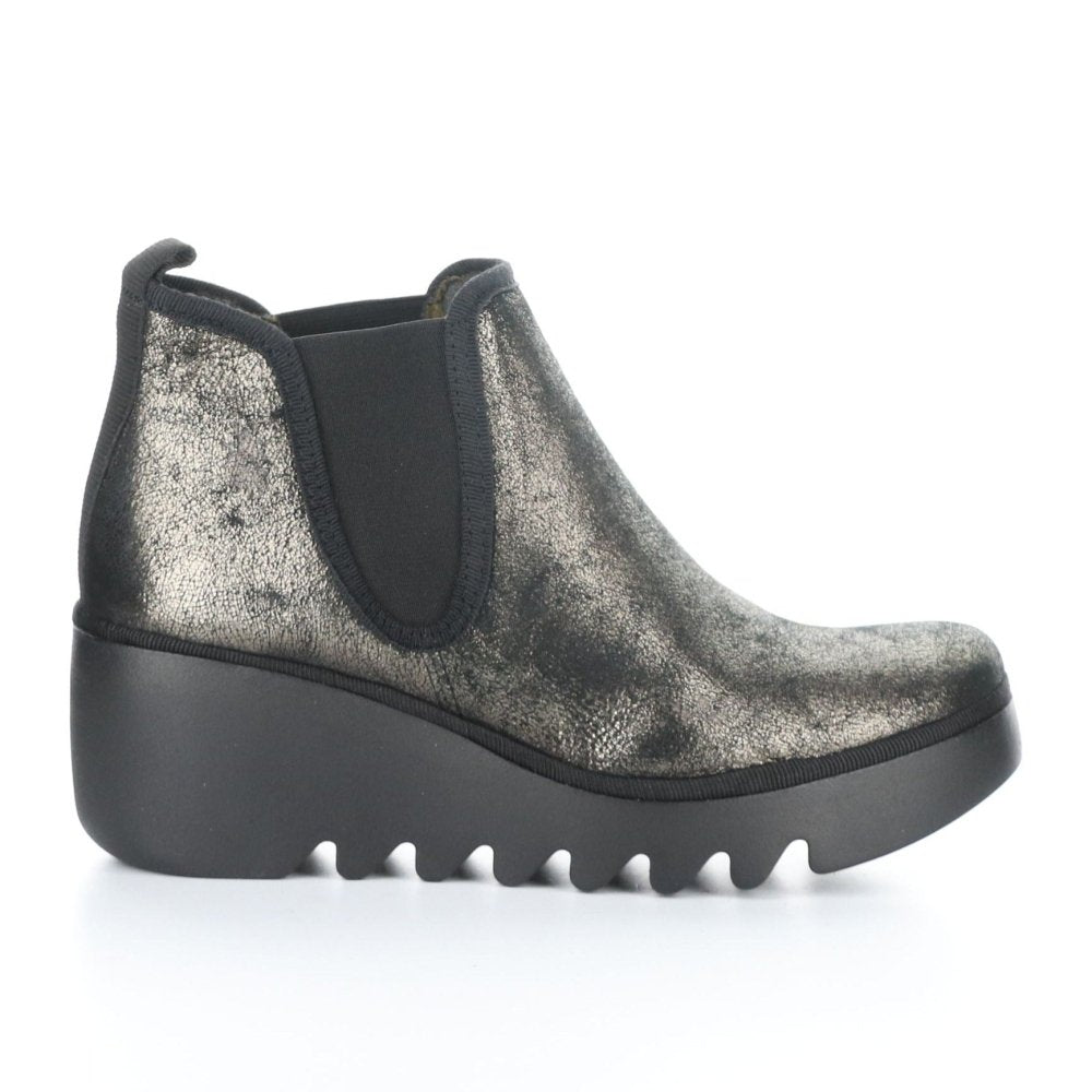Fly London Women's Byne Wedge Boot - Graphite Cool