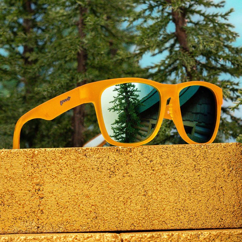 goodr BFG Polarized Sunglasses - Gold Digging with Sasquatch
