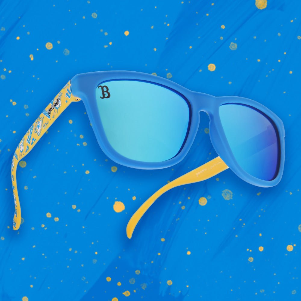 goodr OG Polarized Sunglasses Collegiate Collection - UCLA Bruins - 8 Clap Eye Wraps