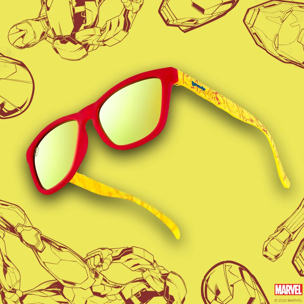goodr OG Limited Edition: Marvel Avengers Polarized Sunglasses - J.A.R.V.I.S. VISION