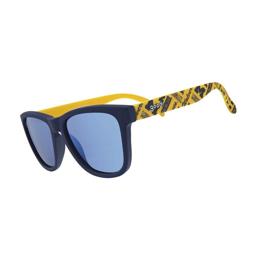 goodr OG Polarized Sunglasses Collegiate Collection - Michigan - GOOOO BLUUUE!!!!!