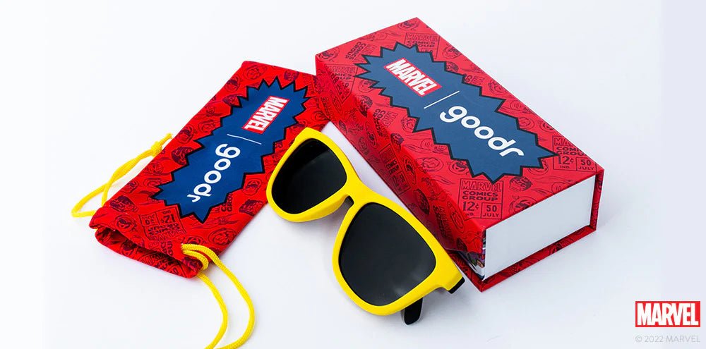 goodr OG Polarized Sunglasses Marvel Comics - A Sight For Thor Eyes